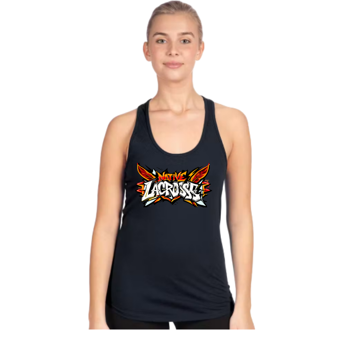 Native Lacrosse Ladies Tank Top